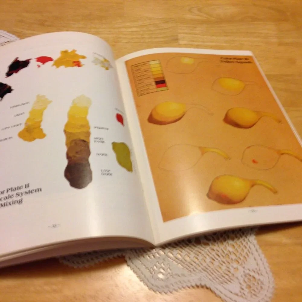 Vintage Painting Instruction Booklet,  Color Thoughts and Theory
